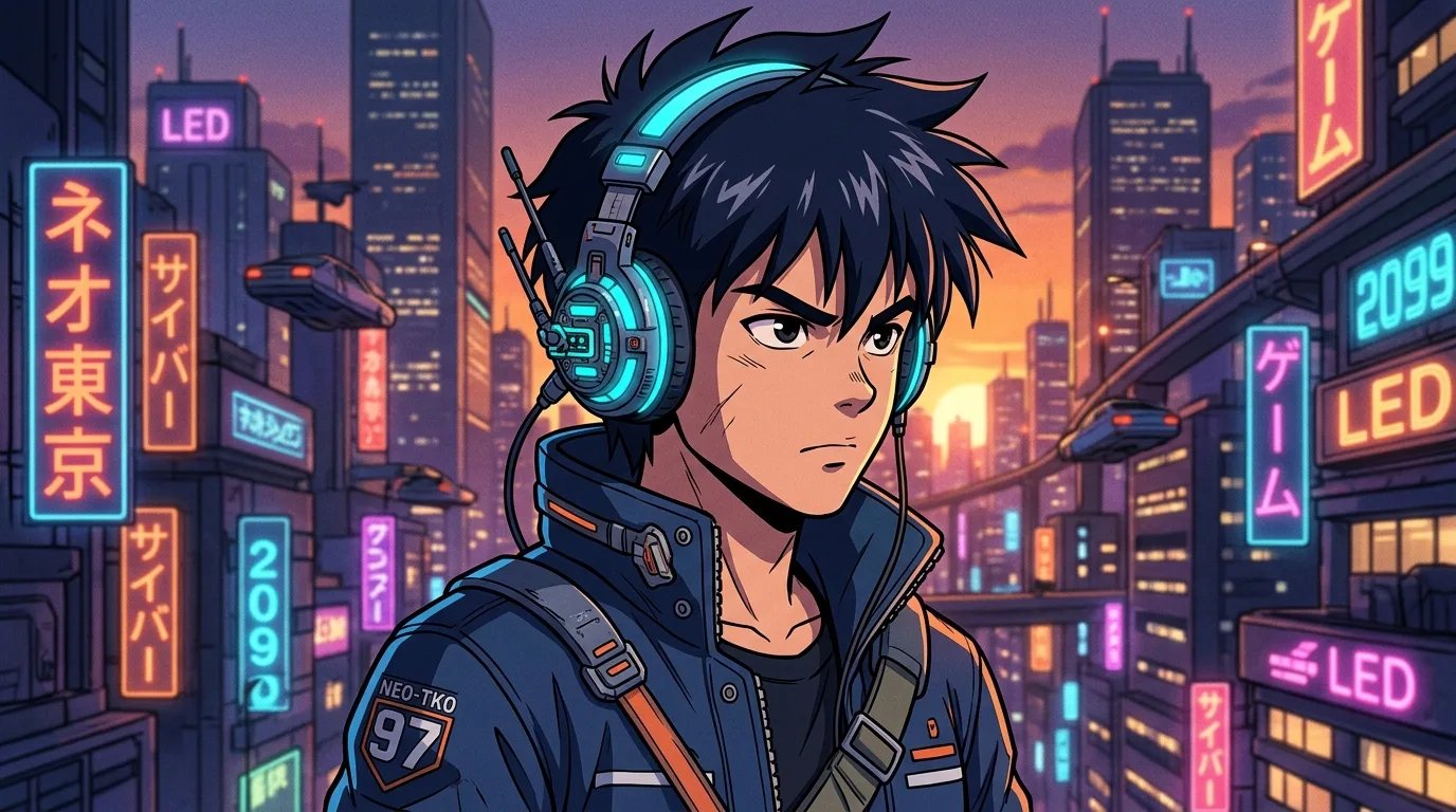 AI anime avatar maker generating authentic 2D Japanese anime character profile pictures