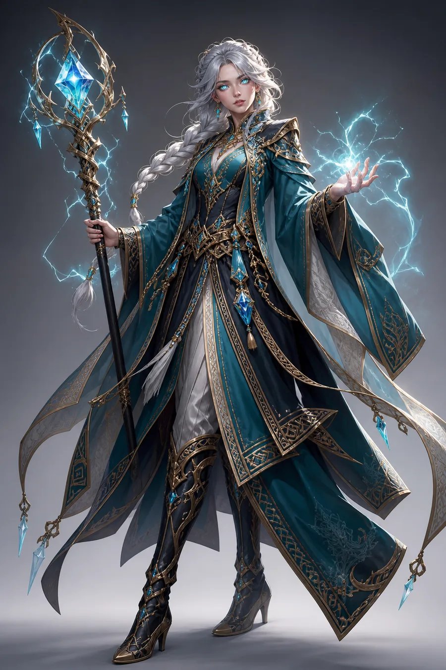 A full-body original storm-mage character generated from a text description with nabn