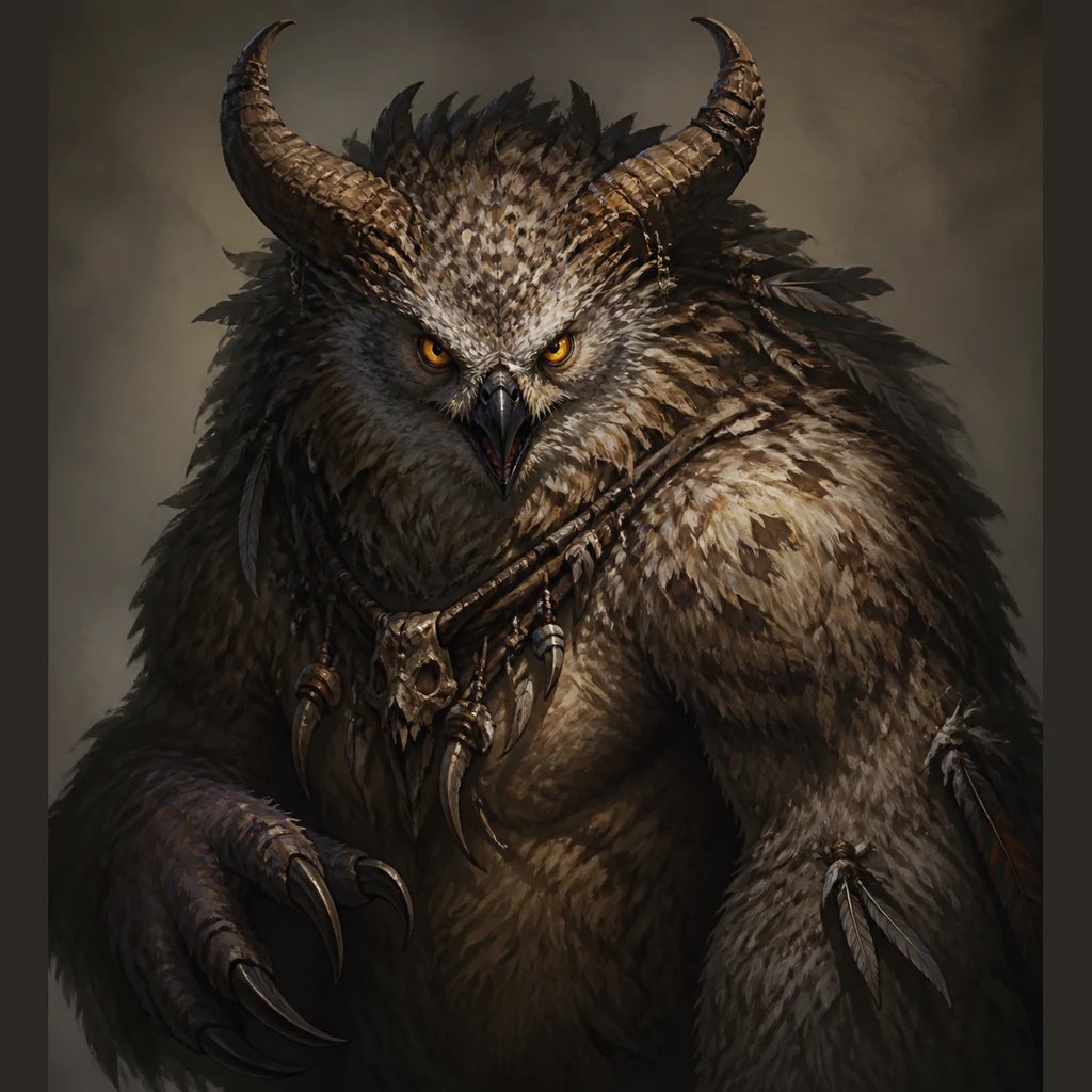 AI-generated D&D fantasy monster portrait
