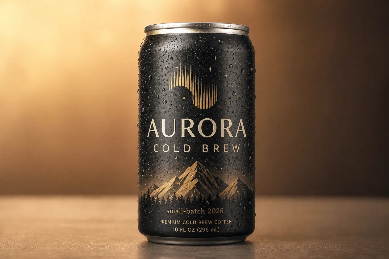 A photorealistic product can with a fully readable label, generated with the GPT Image 2 model