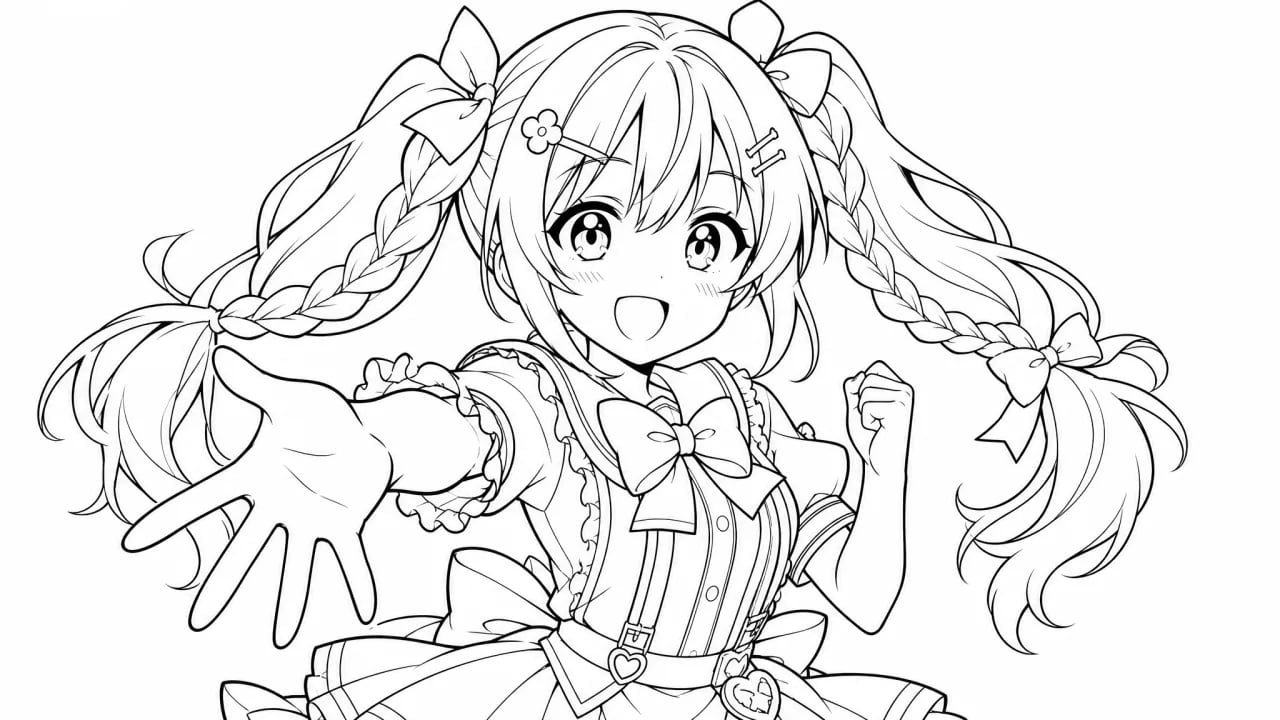 Enclosed Anime Contour