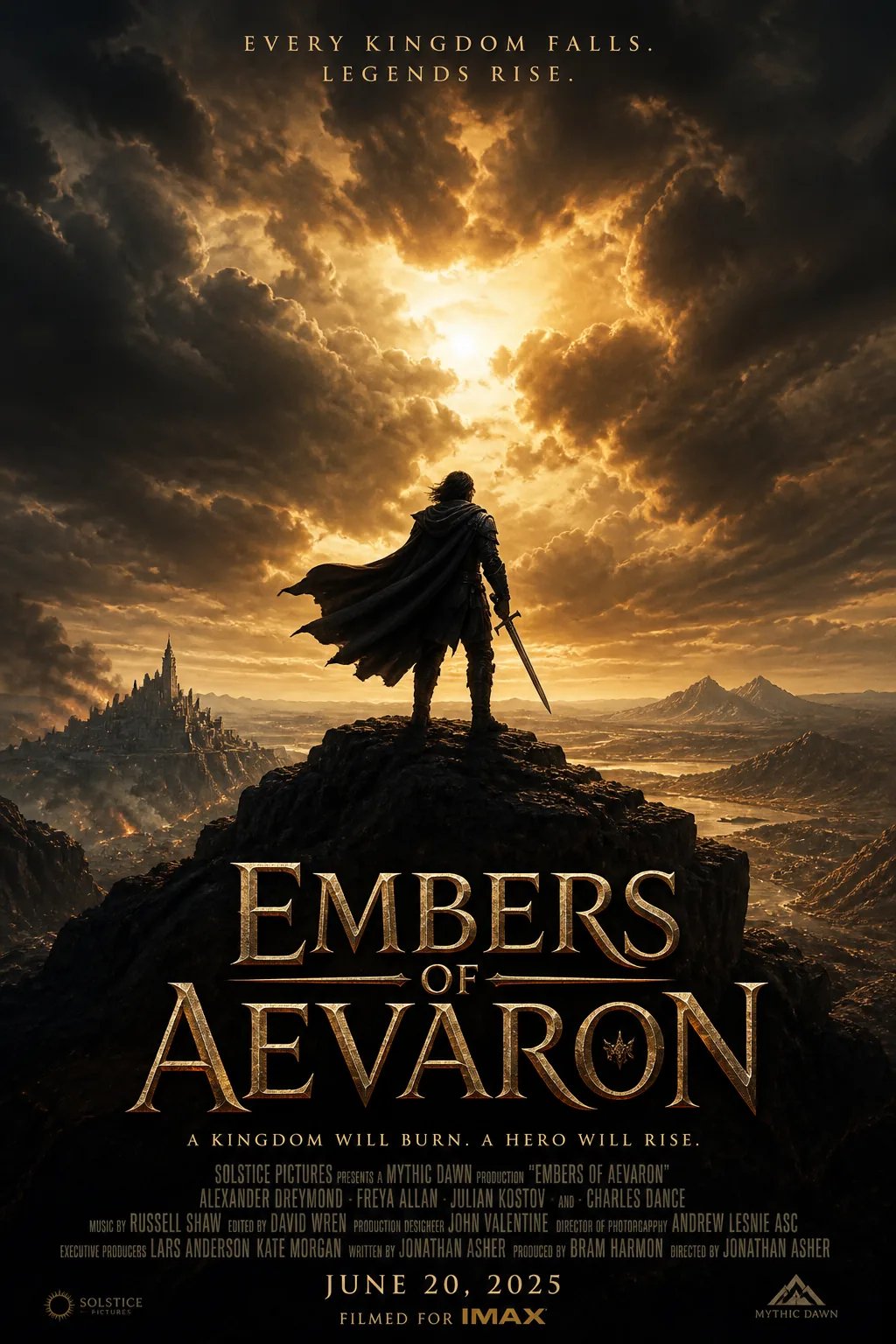 Cinematic movie poster made with the nabn AI the tool