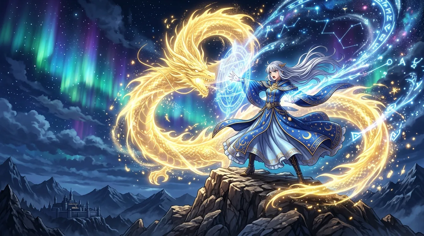 Epic Fantasy Spellcasting & Dragon Battles